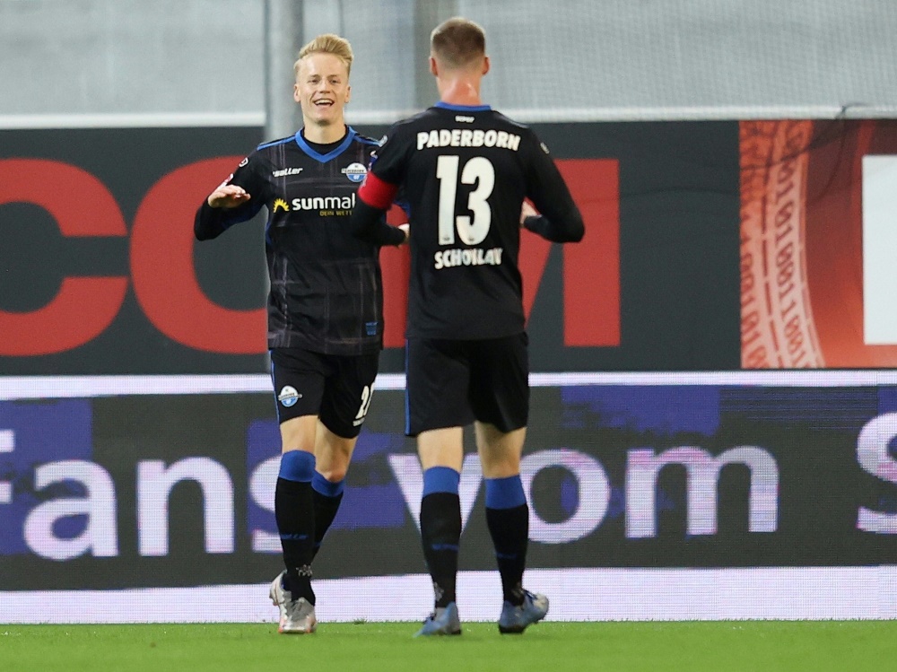 SC Paderborn zerlegt Darmstadt 98 mit 4:0. ©FIRO/SID