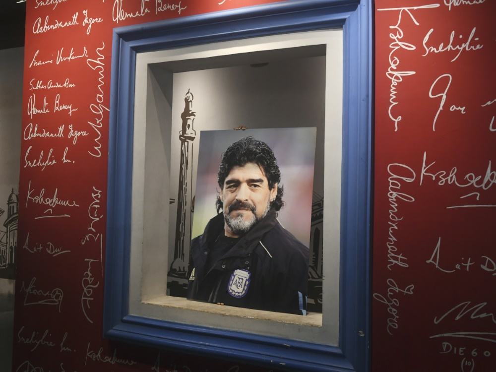 Maradona wird am Donnerstag in Buenos Aires beerdigt. ©SID DIBYANGSHU SARKAR