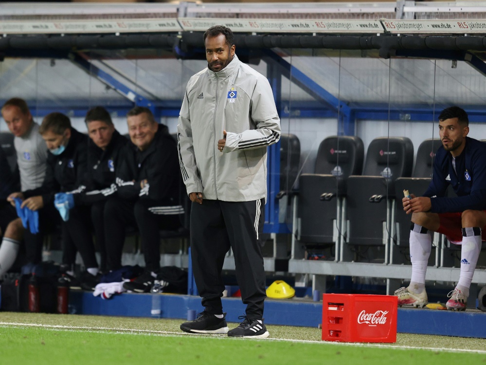 Chance für Trainer Daniel Thioune und den HSV. ©FIRO/SID