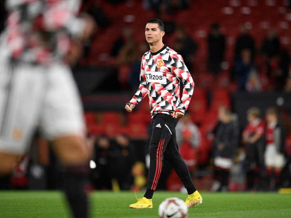 Cristiano Ronaldo trainiert wieder mit der Mannschaft (© AFP/SID/OLI SCARFF)