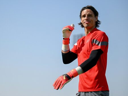 Bild: Yann Sommer steht gegen Leipzig in der Startelf (© AFP/SID/FABRICE COFFRINI)