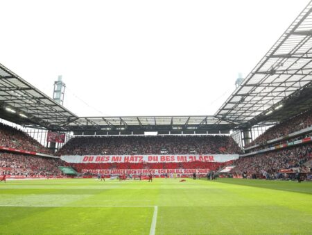 Bild: FC-Frauen spielen am 23. April im RheinEnergie-Stadion (© FIRO/FIRO/SID/)