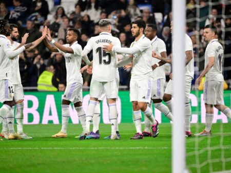 Bild: Real Madrid gewinnt ohne Toni Kroos locker mit 4:0 (© AFP/SID/JAVIER SORIANO)