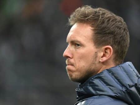 Bild: Nagelsmann mit Entschuldigung via Twitter (© AFP/SID/INA FASSBENDER)