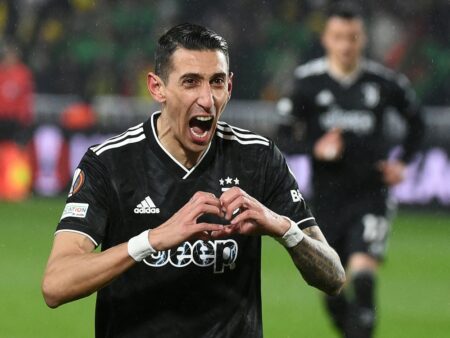 Bild: Weltmeister Angel Di Maria führt Juve ins Achtelfinale (© AFP/SID/SEBASTIEN SALOM-GOMIS)