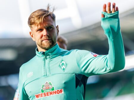 Bild: Zukunft von Niclas Füllkrug bei Werder weiter offen (© FIRO/FIRO/SID/)