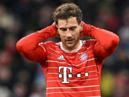 Bild: Goretzka freut sich auf Duell mit Paris (© AFP/SID/CHRISTOF STACHE)