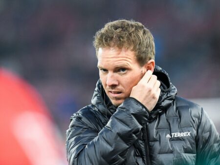 Bild: Nagelsmann erwartet offensive Pariser (© AFP/SID/THOMAS KIENZLE)