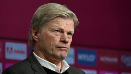 Bild: Oliver Kahn. (© AFP/SID/CHRISTOF STACHE)