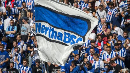 Foto: Hertha BSC Berlin © AFP/SID/ODD ANDERSEN