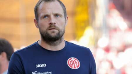 Bild: Svensson ist mit Mainz aus dem DFB-Pokal ausgeschieden (© AFP/SID/ODD ANDERSEN)