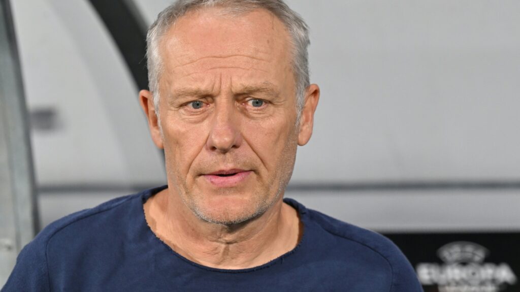 Christian Streich, Trainer vom SC Freiburg © AFP/SID/ANDREJ ISAKOVIC